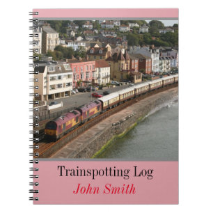 VSOE trein - trainspotting log gepersonaliseerd Notitieboek