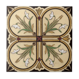 VT0001 Reproduction Antiek Transferware Tegeltje