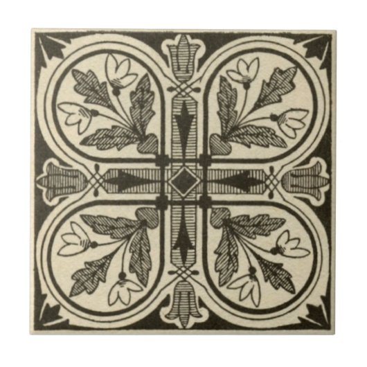 VT0005 Reproduction Antiek Transferware Tegeltje (Voorkant)