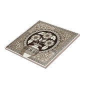 VT0007 Reproduction Antiek Transferware Tegeltje (Zijkant)