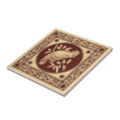 VT0009 Reproduction Antiek Transferware Tegeltje (Zijkant)