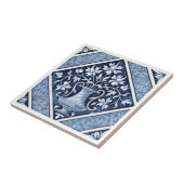 VT0010 Reproduction Antiek Transferware Tegeltje (Zijkant)