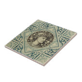 VT0013 Reproduction Antiek Transferware Tegeltje (Zijkant)