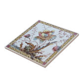 VT0014 Reproduction Antiek Transferware Tegeltje (Zijkant)