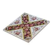 VT0016 Reproduction Antiek Transferware Tegeltje (Zijkant)