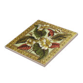 VT0018 Reproduction Antiek Transferware Tegeltje (Zijkant)