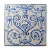 VT0025 Reproduction Antiek Transferware Tegeltje (Voorkant)