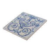 VT0025 Reproduction Antiek Transferware Tegeltje (Zijkant)