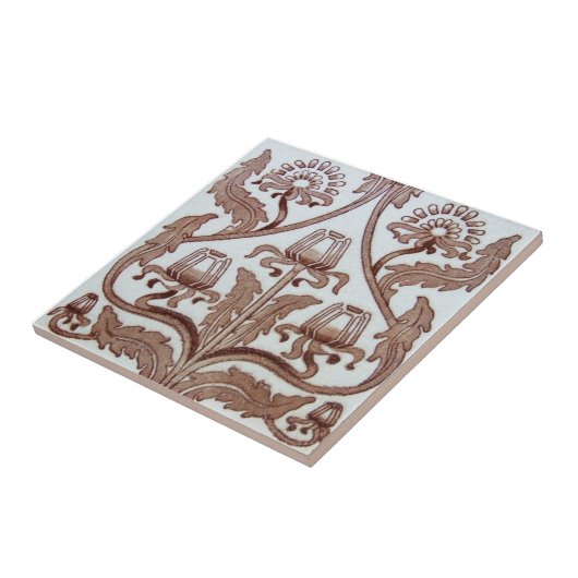 VT0029 Reproduction Antiek Transferware Tegeltje (Zijkant)