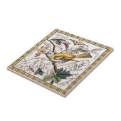 VT0033 Reproduction Antiek Transferware Tegeltje (Zijkant)