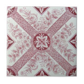 VT0040 Reproduction Antiek Transferware Tegeltje (Voorkant)