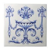 VT0041 Reproduction Antiek Transferware Tegeltje (Voorkant)