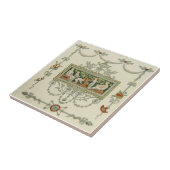 VT0046 Reproduction Antiek Transferware Tegeltje (Zijkant)