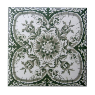 VT0047 Reproduction Antiek Transferware Tegeltje