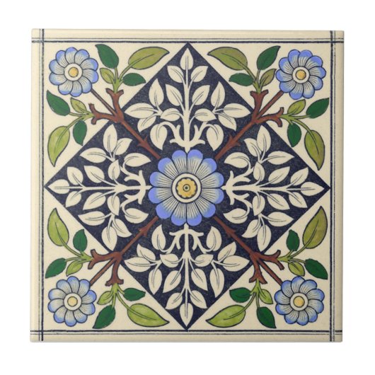 VT0054 Reproduction Antiek Transferware Tegeltje