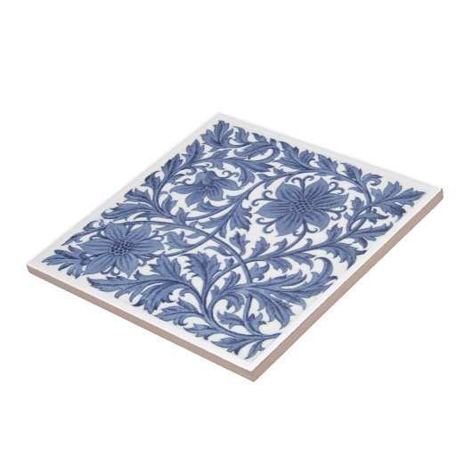 VT0059 Reproduction Antiek Transferware Tegeltje (Zijkant)