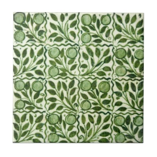 VT0060 Reproduction Antiek Transferware Tegeltje (Voorkant)