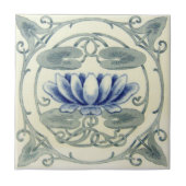 VT0063 Reproduction Antiek Transferware Tegeltje (Voorkant)