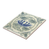 VT0063 Reproduction Antiek Transferware Tegeltje (Zijkant)