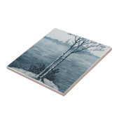 VT0066 Reproduction Antiek Transferware Tegeltje (Zijkant)