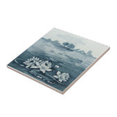 VT0068 Reproduction Antiek Transferware Tegeltje (Zijkant)