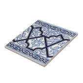 VT0070 Reproduction Antiek Transferware Tegeltje (Zijkant)