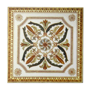 VT0071 Reproduction Antiek Transferware Tegeltje