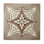 VT0073 Reproduction Antiek Transferware Tegeltje (Voorkant)