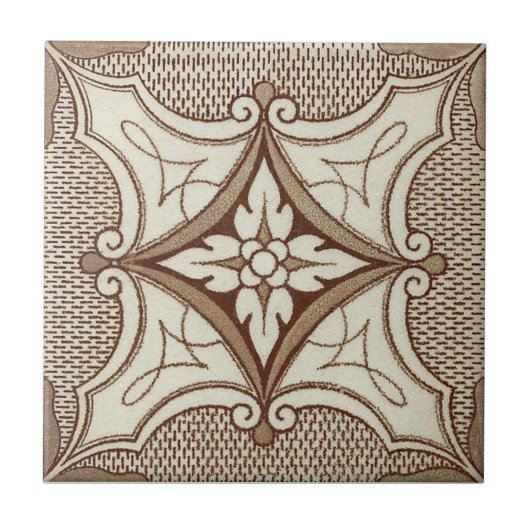 VT0073 Reproduction Antiek Transferware Tegeltje (Voorkant)