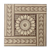 VT0074 Reproduction Antiek Transferware Tegeltje (Voorkant)