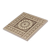 VT0074 Reproduction Antiek Transferware Tegeltje (Zijkant)