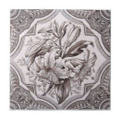 VT0076 Reproduction Antiek Transferware Tegeltje (Voorkant)