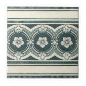 VT0077 Reproduction Antiek Transferware Tegeltje (Voorkant)