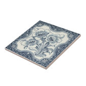 VT0079 Reproduction Antiek Transferware Tegeltje (Zijkant)