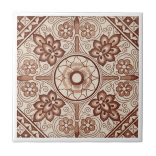 VT0100 Reproduction Antiek Transferware Tegeltje