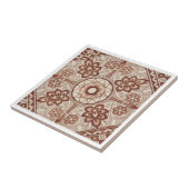 VT0100 Reproduction Antiek Transferware Tegeltje (Zijkant)