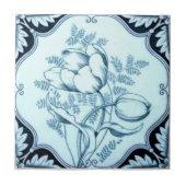 VT0101 Reproduction Antiek Transferware Tegeltje (Voorkant)