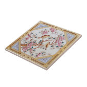 VT0107 Reproduction Antiek Transferware Tegeltje (Zijkant)