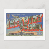 Vt. Benning, Georgia - infanterieschool Briefkaart (Voorkant)