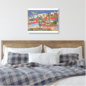 Vt. Benning, Georgia - infanterieschool Canvas Afdruk (Insitu (Slaapkamer))