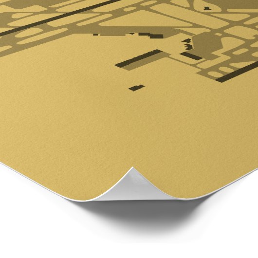 Vt. Diagram-Poster van de luchthaven Lauderdale (F Poster (Hoek)