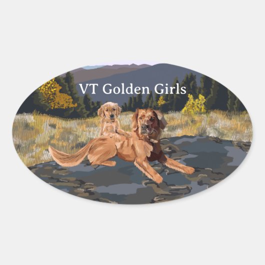 VT Golden Girls Sticker (Voorkant)