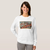 Vt. Jackson, South Carolina - Large Letter Scene T-shirt (Voorkant volledig)