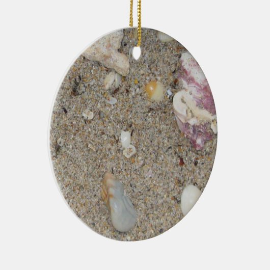 Vt. Lauderdale Beach Sand Shells Keramisch Ornament (Rechts)