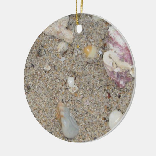 Vt. Lauderdale Beach Sand Shells Keramisch Ornament (Links)