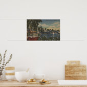 Vt. Lauderdale, FL - New River Uitzicht & Drawbrid Poster (Keuken)