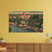 Vt. Lauderdale, FL - Uitzicht New River & Court Canvas Afdruk (Insitu (Woonkamer))