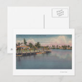 Vt. Lauderdale, Florida - Canal Scene Briefkaart (Voorkant / Achterkant)
