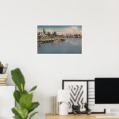 Vt. Lauderdale, Florida - Canal Scene Poster (Thuiskantoor)