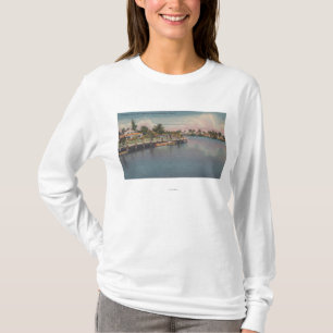 Vt. Lauderdale, Florida - Canal Scene T-shirt